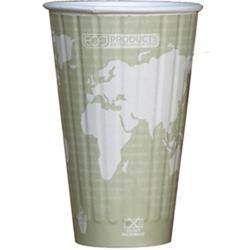 Eco-Products - EP-BNHC16-WD - 16 oz World Art™ Insulated Hot Cups image
