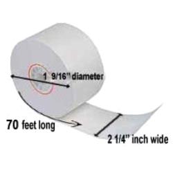 Paper Roll Products - T21470I - 2 1/4 in x 70 ft Thermal Receipt Paper image
