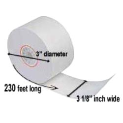 Paper Roll Products - T318230J - 3 1/8 in x 230 ft Thermal Receipt Paper image
