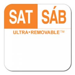 Dot-It - U557 - 1 in Ultra-Removable™ Square Saturday Label image