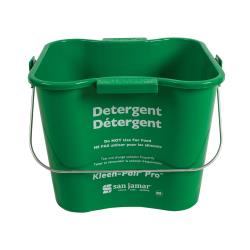 San Jamar - KPP196GN - 6 qt Kleen-Pail® Pro Green Soap Bucket image