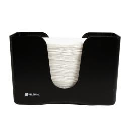 San Jamar - T1720TBK - Black Plastic Paper Towel Dispenser image
