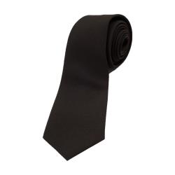 KNG - 1587BLK - 3 in x 57 in Solid Black Poly Tie image