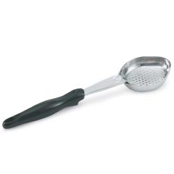 Vollrath - 6422220 - 2 oz Antimicrobial Oval Perforated Spoodle® Portion Spoon image