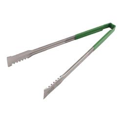 Vollrath - 4791670 - 16 in Antimicrobial Green Tongs image