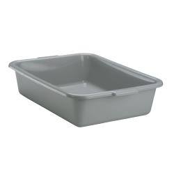 Vollrath - 1521-31 - 21 3/4 in x 15 5/8 in x 5 in Gray Bus Tub image