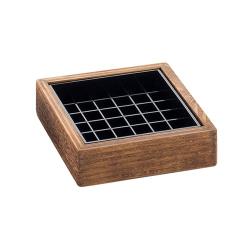 Cal-Mil - 330-4-99 - 4 in x 4 in Rustic Pine Drip Tray image