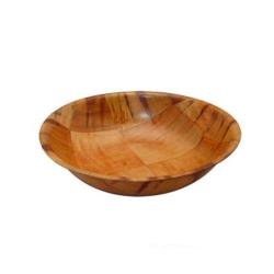 Winco - WWB-8 - 8 in Woven Wood Salad Bowl image