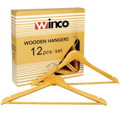 Winco - WCH-1 - Wood Coat Hanger image