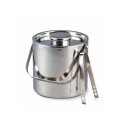 Elegance Silver - 72588 - 3 qt Stainless Steel Ice Bucket w/ Tongs image