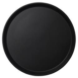 Cambro - 1600CT110 - 16 in Round Black Camtread® Serving Tray image
