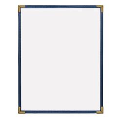 KNG - 3965BLUGLD - 8 1/2 in x 11 in Single Blue and Gold Menu Cover image