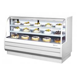 Turbo Air - TCGB-72DR-W-N - 72 in White Non-Refrigerated Bakery Case image