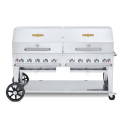 Crown Verity - CV-MCB-72RDP-NG - 70 in X 21 in Outdoor Natural Gas Charbroiler image