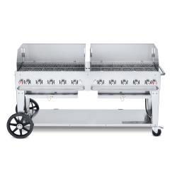 Crown Verity - CV-MCB-72WGP-NG - 70 in X 21 in Outdoor Natural Gas Charbroiler image