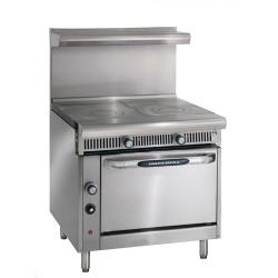 Imperial - IHR-2FT - 36 in 2 French Top Diamond Series Gas Range w/ Standard Oven image