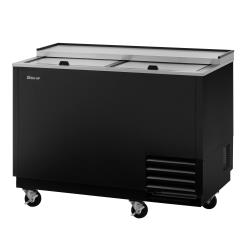 Turbo Air - TBC-50SB-GF-N - 50 in 2-Lid Black Super Deluxe Glass Chiller image