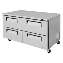 Turbo Air - TUR-60SD-D4-N - 60 in 4 Drawer Super Deluxe Undercounter Fridge image