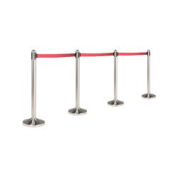 American Metalcraft - RSRTRD - Red Free Standing Stanchion image