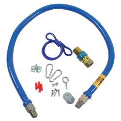 Dormont - 33S0233-48 - 1/2 in x 48 in Blue Hose™ Gas Hose Connector Kit image