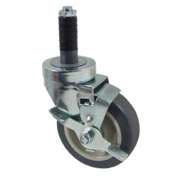 Kason® - 6C524027PPPGTLB - Duraglide 1 in Expanding Stem Caster w/ 4 in Wheel image