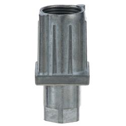 CHG - A14-0611-C - Zinc Die-Cast Bullet Foot For 1-1/2 in square tubing image