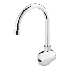 Single Hole Wall Mount Royal Series Hands Free Faucet w/ 4 1/2 in Gooseneck Spout