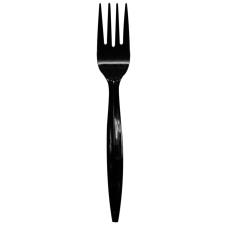 Black Disposable Forks