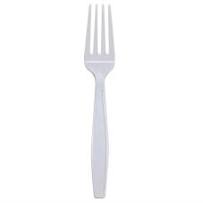 White Disposable Forks