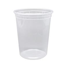 32 oz Clear Poly Deli Containers w/ Lids