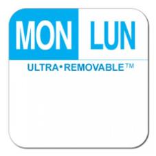 1 in Ultra-Removable™ Square Monday Label
