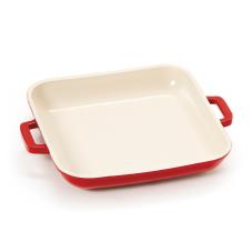 10 oz Red and White Induction Ready Grill Pan