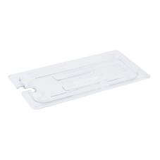 1/3 Size Clear Camwear® Notched Handled Food Pan Cover