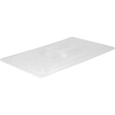 1/3 Size Translucent Handled Notched Food Pan Cover