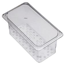 1/3 Size 3 in Clear Camwear® Colander Food Pan