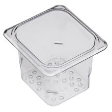 1/6 Size 3 in Clear Camwear® Colander Food Pan
