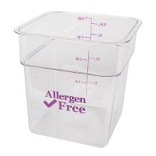 4 qt Purple Allergen Free CamSquare® Container
