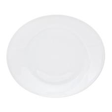 12 in x 10 in Oval Ellipse™ White Plate