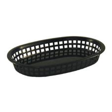Oval Black Plastic Platter Baskets