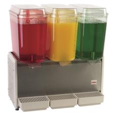 3 Bowl Refrigerated Beverage Dispenser with Plastic Side Panels