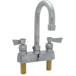 Fisher - 3525 - 4 in Deck Mount Heavy Duty Faucet w/ 3 1/2 in Gooseneck Spout image