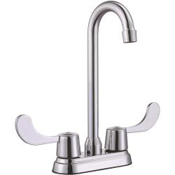Premier - 3552574 - 4 in Deck Mount Bayview™ Bar Faucet w/ 3 5/8 in Gooseneck Spout image