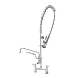 T&S Brass - B-0123-U12-B - 8 in Deck Mount Mixing Faucet image