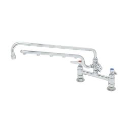 T&S Brass - B-0220-U18 - 8 in Deck Mount Mixing Faucet image