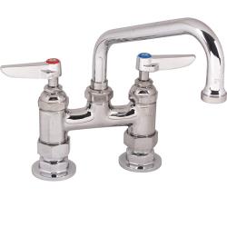 T&S Brass - B-0228-M - 200 Series 4 in Center Faucet 6 in spout image