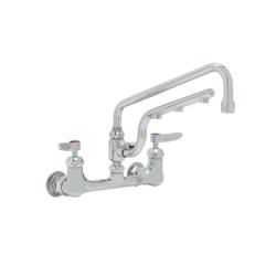 T&S Brass - B-0231-U12-CR -  8 in Wall Mount Mixing Faucet image