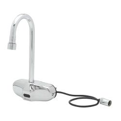 T&S Brass - EC-3105-HG - 4 in Wall Mount ChekPoint™ Hands Free Faucet w/ 4 1/8 in Gooseneck Spout image