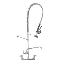T&S Brass - 8 in Wall Mount Pre Rinse Assembly w/ Add-On Faucet image