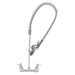 T&S Brass - B-0133-C - Wall Mount EasyInstall Spring Action Pre-Rinse image