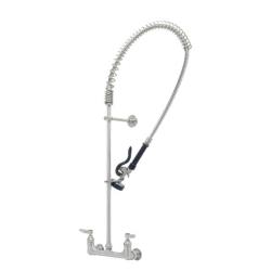 T&S Brass - S-0133-B - 8 in Stainless Steel Wall Mount Pre-Rinse image